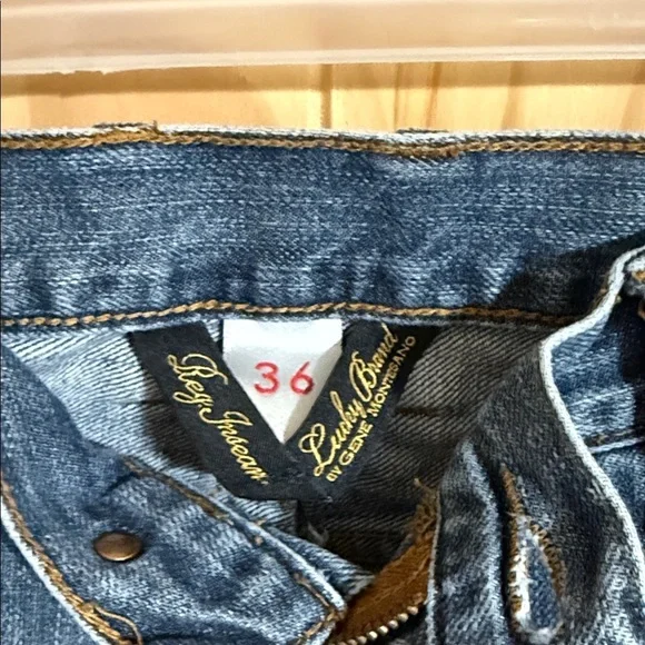 Lucky Brand Y2K Blue Denim Midi Skirt - Picture 3 of 5